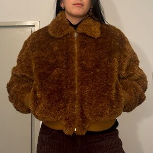 rag & bone Brown Teddy Jacket